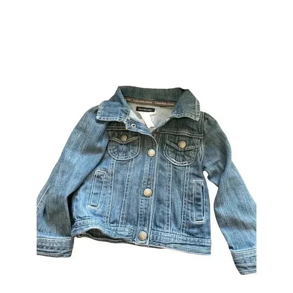 Calvin Klein Other - Calvin Klein jean jacket, light wash, and very cute!
